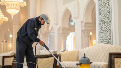 تنظيف مساجد بتثليث باحترافية عالية