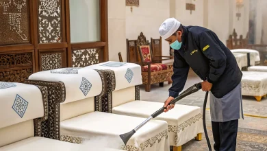 شركة تنظيف مجالس بتثليث