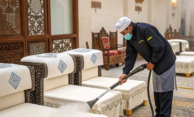 شركة تنظيف مجالس بتثليث
